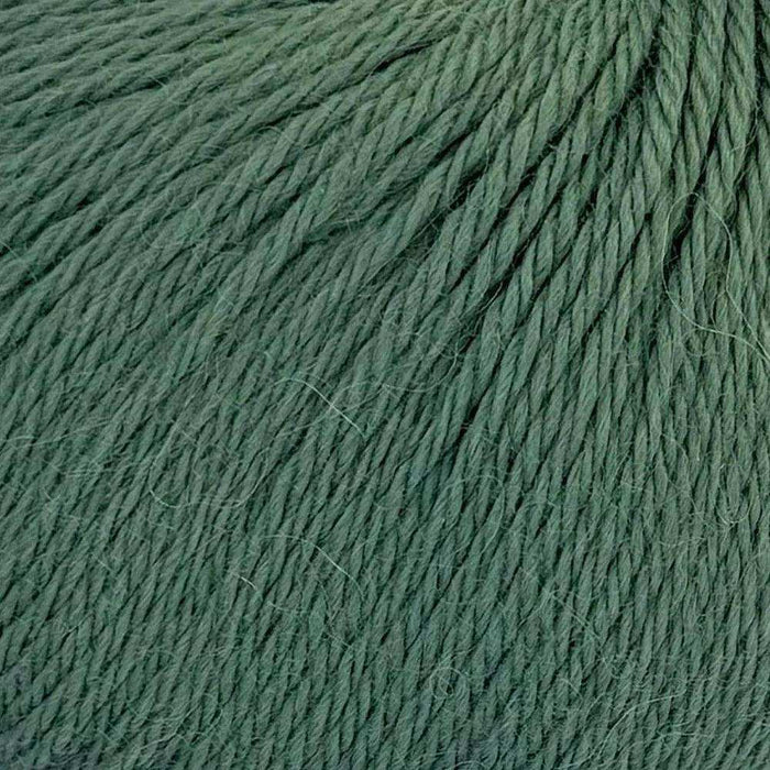 Slouch Beanie Knitting Kit – Chaska Muhu Baby Alpaca-Needlecraft Kits-Wild & Woolly Yarns-Juniper Oil Green (767) *NEW*-Without-Wild & Woolly Yarns