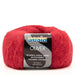 Sesia Oliver yarn ball in red, ideal for the Sophie Scarf Knit Kit featuring luxury alpaca blend.