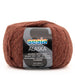 Sesia Alaska yarn for Sophie Scarf Knit Kit in rich brown, 48% alpaca, 7% cashmere.