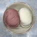 Striped Baby Blanket Knit Kit-Needlecraft Kits-Wild & Woolly Yarns-Antique Rose-Without Needles-Wild & Woolly Yarns