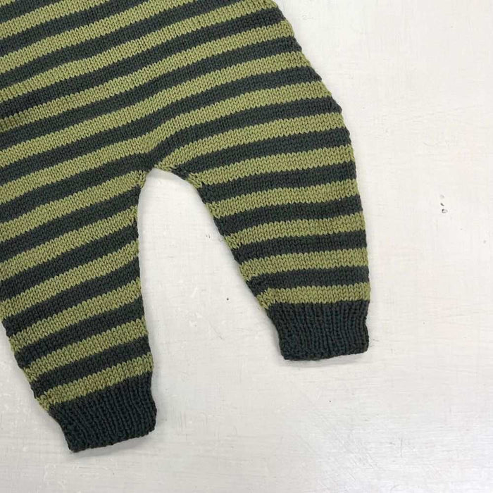 Striped Baby Overalls Knit Kit-Needlecraft Kits-Wild and Woolly Yarns