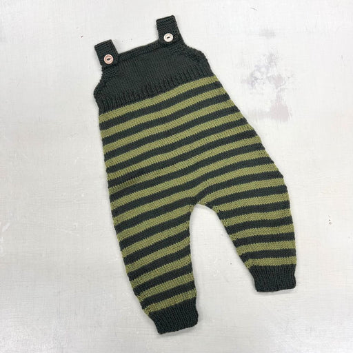 Striped Baby Overalls Knit Kit-Needlecraft Kits-Wild and Woolly Yarns