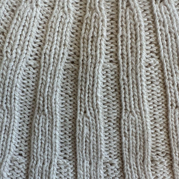 Sunday Tee Knit Kit-Needlecraft Kits-Wild & Woolly Yarns-XXS / XS / S-Whipped Cream (1012)-Wild & Woolly Yarns