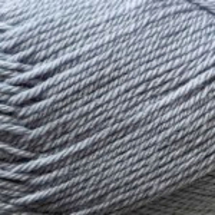 Close-up of grey textured yarn for knitting the baby jacket and hat kit.