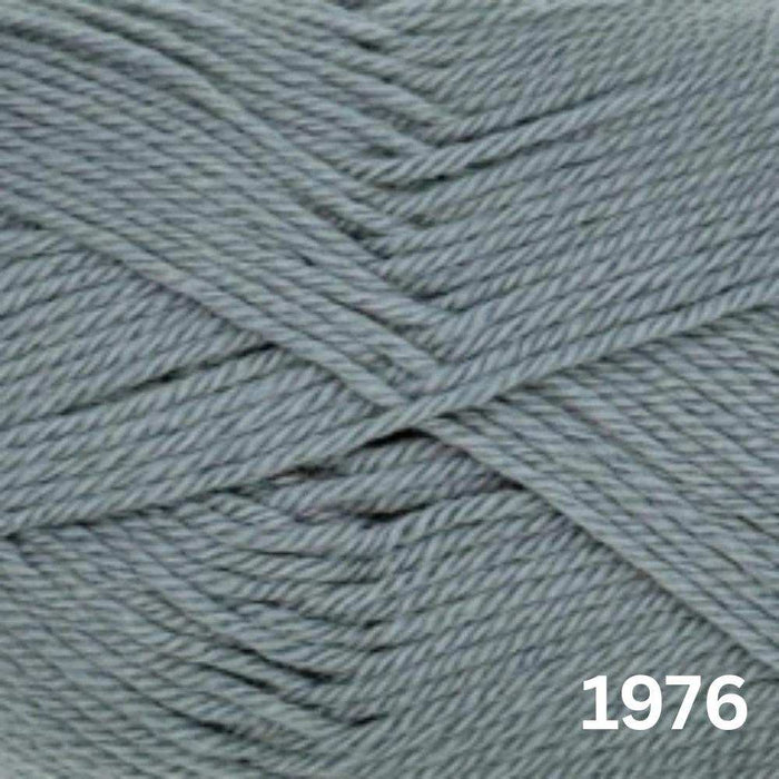 Trailway Baby Blanket Knit Kit-Needlecraft Kits-Wild & Woolly Yarns-Grey Blue (1976)-Bassinet Blanket (Small) 70cm X 89cm-Wild & Woolly Yarns