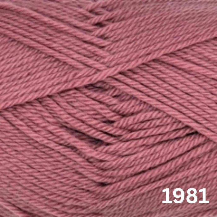 Trailway Baby Blanket Knit Kit-Needlecraft Kits-Wild & Woolly Yarns-Old Rose (1981)-Bassinet Blanket (Small) 70cm X 89cm-Wild & Woolly Yarns