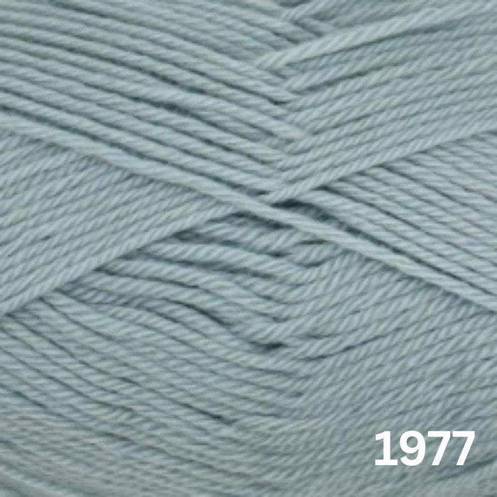 Trailway Baby Blanket Knit Kit-Needlecraft Kits-Wild & Woolly Yarns-Pale Duck Egg (1977)-Bassinet Blanket (Small) 70cm X 89cm-Wild & Woolly Yarns