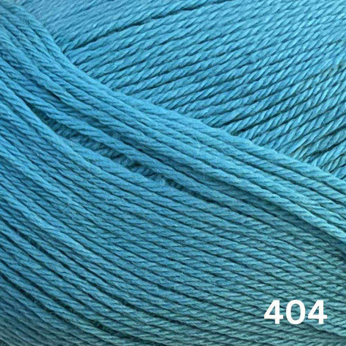 Vintage Merino Baby Blanket Knit Kit-Needlecraft Kits-Wild & Woolly Yarns-Turquoise (404)-Without Needles-Wild & Woolly Yarns
