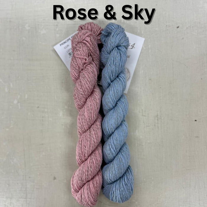 Washcloths & Scrubbies Crochet Kit-Needlecraft Kits-Wild & Woolly Yarns-Driftwood & Tide-Wild & Woolly Yarns