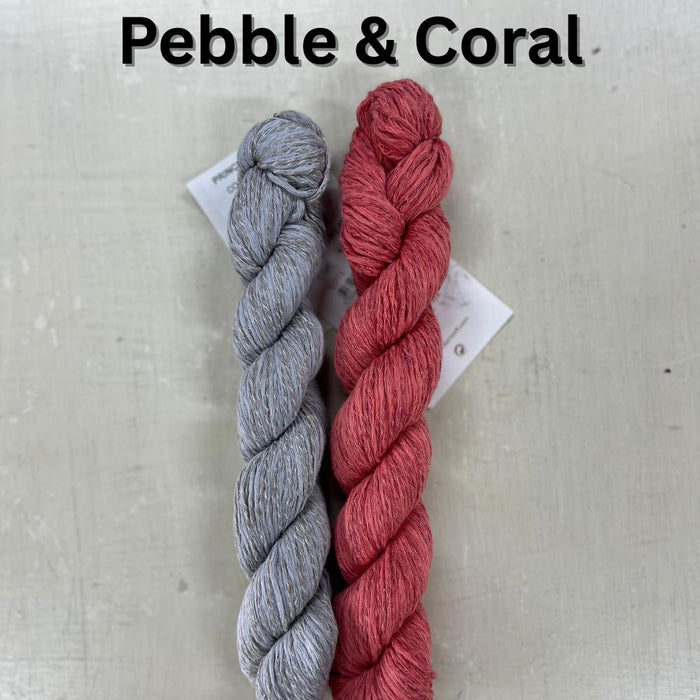 Washcloths & Scrubbies Crochet Kit-Needlecraft Kits-Wild & Woolly Yarns-Driftwood & Tide-Wild & Woolly Yarns