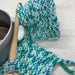 Waves Organic Wash Cloth Knit Kit-Needlecraft Kits-Wild & Woolly Yarns-Violets (3101)-Wild & Woolly Yarns