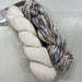 Waves Organic Wash Cloth Knit Kit-Needlecraft Kits-Wild & Woolly Yarns-Driftwood (3109) & Vanilla Ice Cream (3117)-Wild & Woolly Yarns