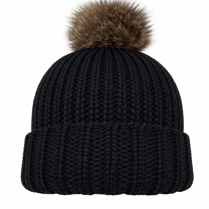 Wild & Woolly Beanie Knit Kit-Needlecraft Kits-Wild & Woolly Yarns-Black (1099)-Wild & Woolly Yarns