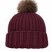 Wild & Woolly Beanie Knit Kit-Needlecraft Kits-Wild & Woolly Yarns-Deep Burgundy (4372)-Wild & Woolly Yarns