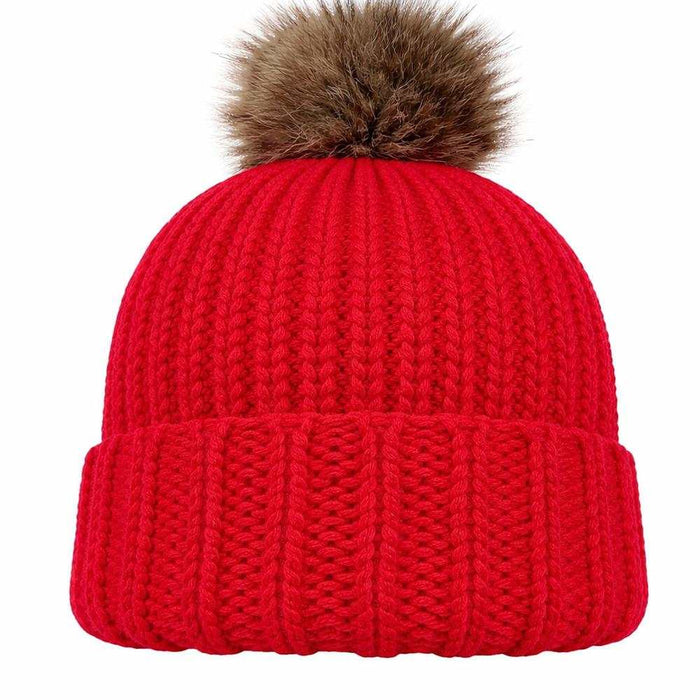 Wild & Woolly Beanie Knit Kit-Needlecraft Kits-Wild & Woolly Yarns-Red (4219)-Wild & Woolly Yarns