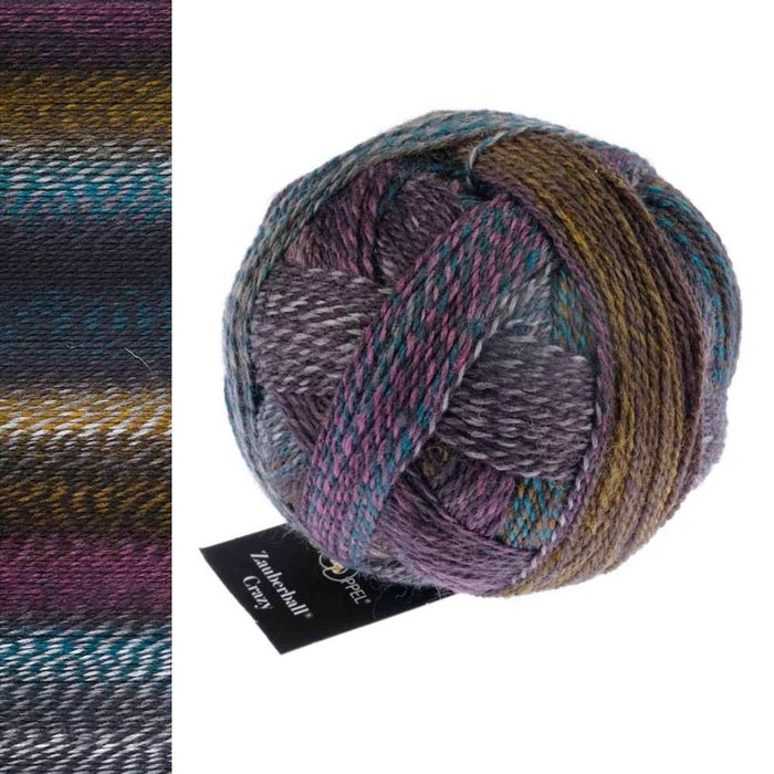 Zauberball Crazy Cowl Knit Kit-Needlecraft Kits-Wild & Woolly Yarns-Background Noise (2475)-With Needles-Wild & Woolly Yarns