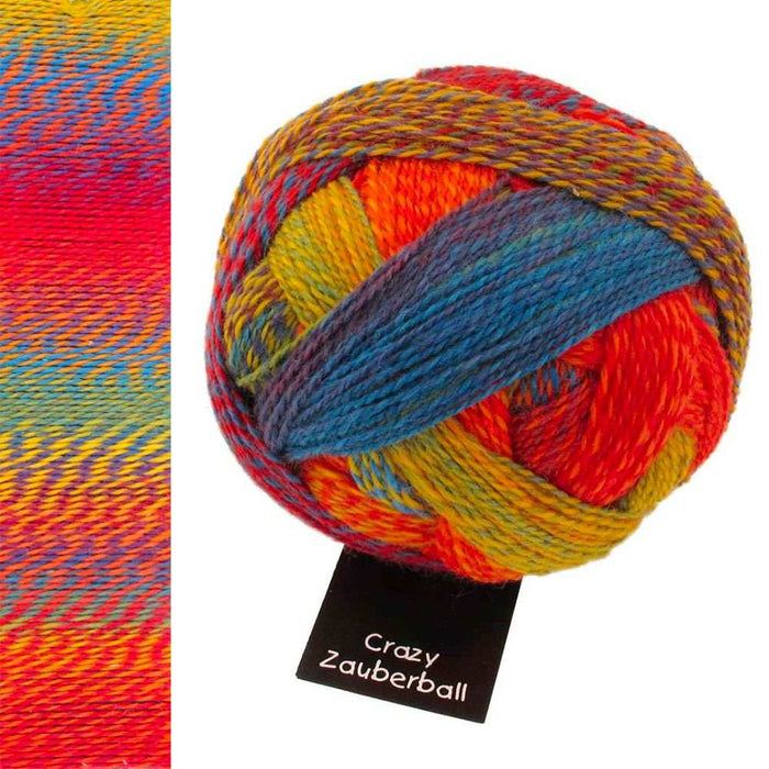 Zauberball Crazy Cowl Knit Kit-Needlecraft Kits-Wild & Woolly Yarns-Papillion (1702)-With Needles-Wild & Woolly Yarns