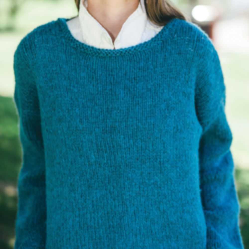 2-Stranded Sweater Knitting Pattern (CRU2225)-Needlecraft Patterns-Crucci-Printed Pattern – Posted-Wild & Woolly Yarns