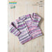 3 Button Jacket Knitting Pattern (K430)-Pattern-Wild and Woolly Yarns