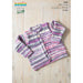 3 Button Jacket Knitting Pattern (K430)-Pattern-Wild and Woolly Yarns