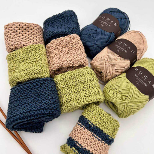 6 Cotton Dishcloths Knitting Pattern-Needlecraft Patterns-Wild & Woolly Yarns-Printed Pattern – Posted-Wild & Woolly Yarns