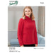 A-shaped sweater knitting pattern, featuring Chaska Alpaca Air yarn, designed by Naturally, suitable for 12Ply with 5mm and 5.5mm needles, size 81-112cm.