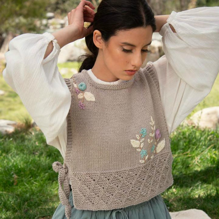 ASTRID VEST Pattern-Needlecraft Patterns-Wentworth Distributors-Printed-Wild & Woolly Yarns