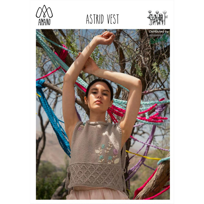 ASTRID VEST Pattern-Needlecraft Patterns-Wentworth Distributors-Printed-Wild & Woolly Yarns