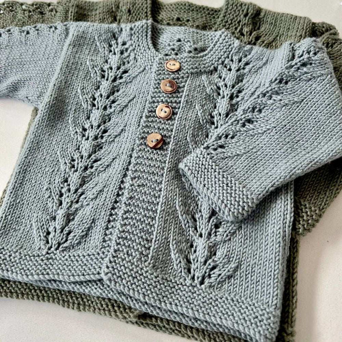 Abby Cardigan & Hat Knitting Pattern - 8Ply-Needlecraft Patterns-Kiwi Stitch & Knit Co-Printed Pattern – Posted-Wild & Woolly Yarns