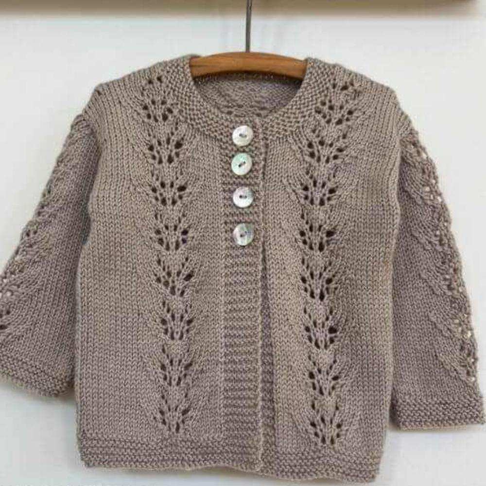 Abby Petite Cardigan & Hat Knitting Pattern - 4Ply-Needlecraft Patterns-Kiwi Stitch & Knit Co-Printed Pattern – Posted-Wild & Woolly Yarns