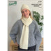 Adult Hat & Scarf Knitting Pattern (N1780)-Needlecraft Patterns-Wentworth Distributors-Printed-Wild & Woolly Yarns