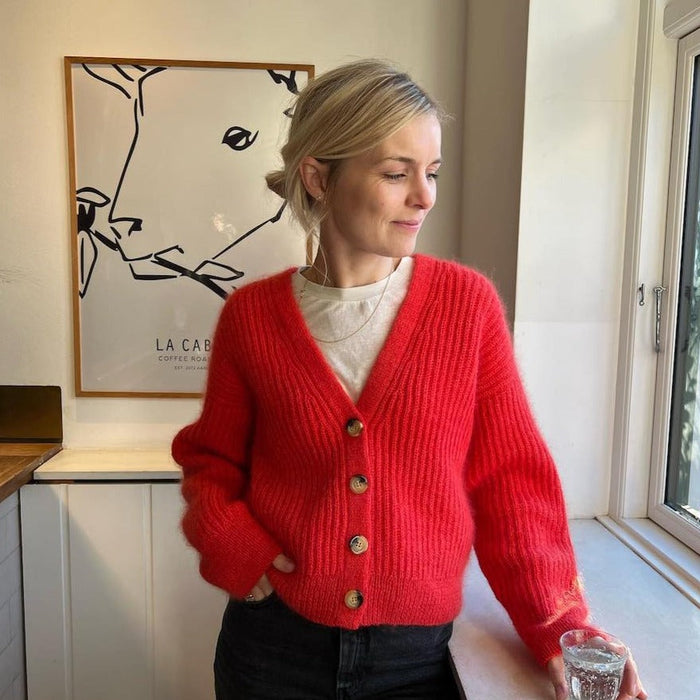 Agnete Cardigan Knitting Pattern - PetiteKnit-Needlecraft Patterns-PetiteKnit-Wild & Woolly Yarns