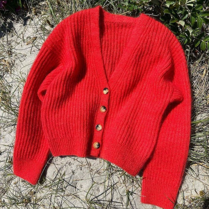 Agnete Cardigan Knitting Pattern - PetiteKnit-Needlecraft Patterns-PetiteKnit-Wild & Woolly Yarns