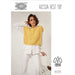 Alessia Vest Top Knitting Pattern-Needlecraft Patterns-Wentworth Distributors-Printed Pattern – Posted-Wild & Woolly Yarns