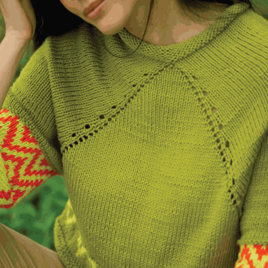 Alondra Pullover Knitting Pattern-Needlecraft Patterns-Wentworth Distributors-Printed Pattern – Posted-Wild & Woolly Yarns