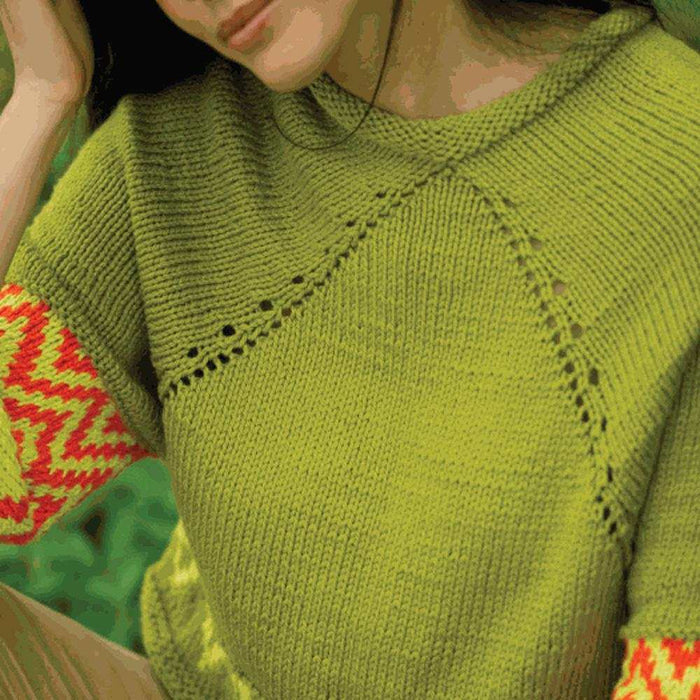 Alondra Pullover Knitting Pattern-Needlecraft Patterns-Wentworth Distributors-Printed Pattern – Posted-Wild & Woolly Yarns