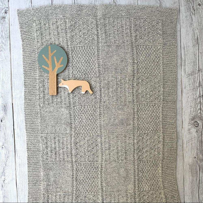Alpaca Baby Texture Blanket Knitting Pattern (AP2634)-Needlecraft Patterns-Alpaca Yarns-Printed Pattern – Posted-Wild & Woolly Yarns