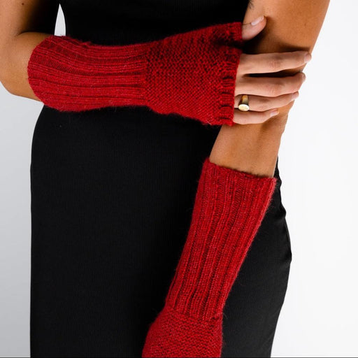 Alpaca Hand Warmers Knitting Pattern (AP2804)-Needlecraft Patterns-Alpaca Yarns-Printed-Wild & Woolly Yarns