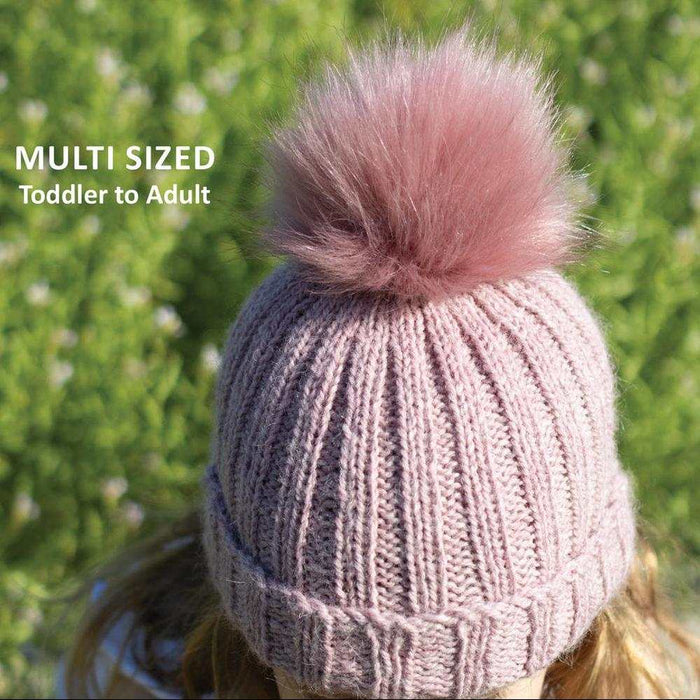 Alpaca Pompom Hat Knitting Pattern (AP2632)-Needlecraft Patterns-Alpaca Yarns-Printed Pattern – Posted-Wild & Woolly Yarns