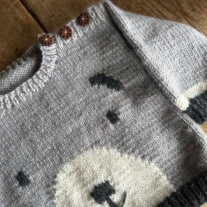 Alpaca Sweater Knitting Pattern (BC132)-Needlecraft Patterns-Lisa F Design-Wild & Woolly Yarns