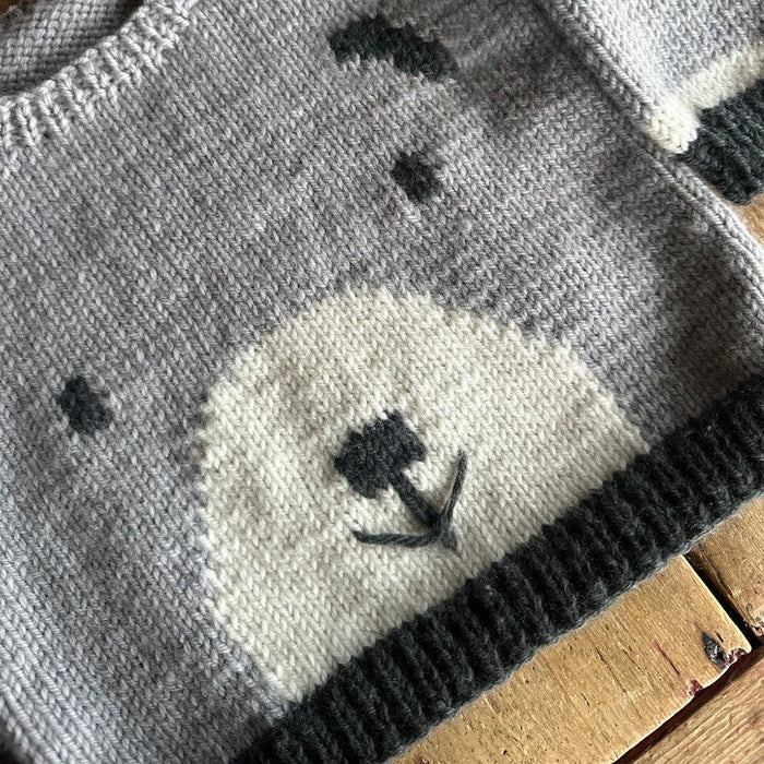 Alpaca Sweater Knitting Pattern (BC132)-Needlecraft Patterns-Lisa F Design-Wild & Woolly Yarns