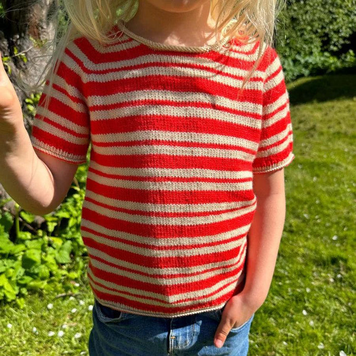 Amelie Tee Junior Knitting Pattern - PetiteKnit-Needlecraft Patterns-PetiteKnit-Wild & Woolly Yarns