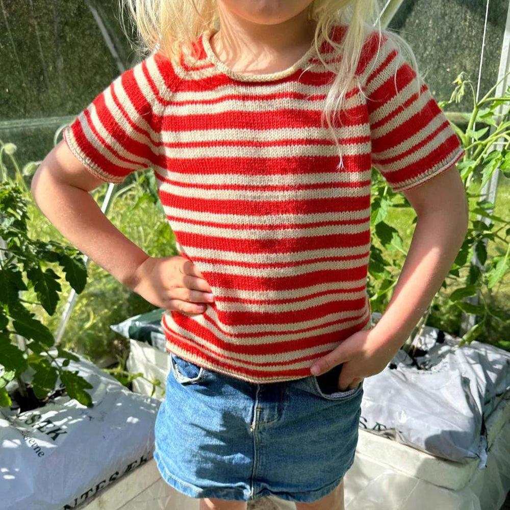 Amelie Tee Junior Knitting Pattern - PetiteKnit-Needlecraft Patterns-PetiteKnit-Wild & Woolly Yarns