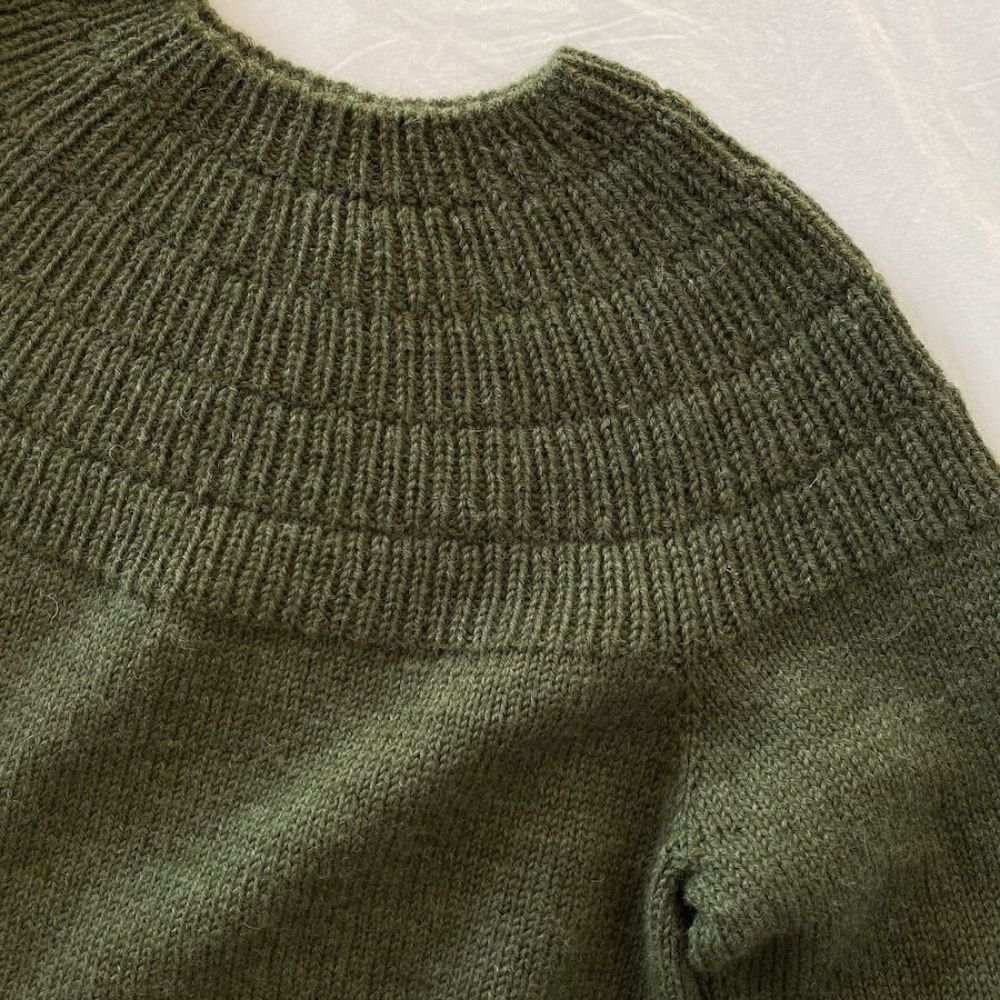 Anker's Sweater My Boyfriends Size Knitting Pattern - PetiteKnit-Needlecraft Patterns-PetiteKnit-Wild & Woolly Yarns