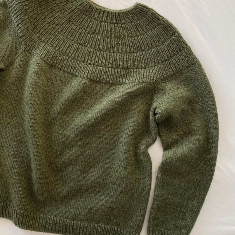 Anker's Sweater My Boyfriends Size Knitting Pattern - PetiteKnit-Needlecraft Patterns-PetiteKnit-Wild & Woolly Yarns