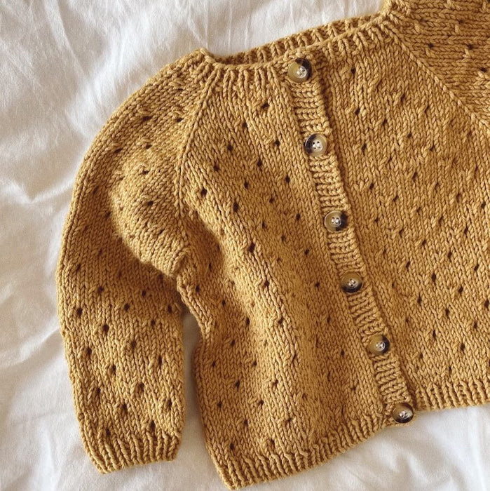Anna's Summer Cardigan Junior Knitting Pattern - PetiteKnit