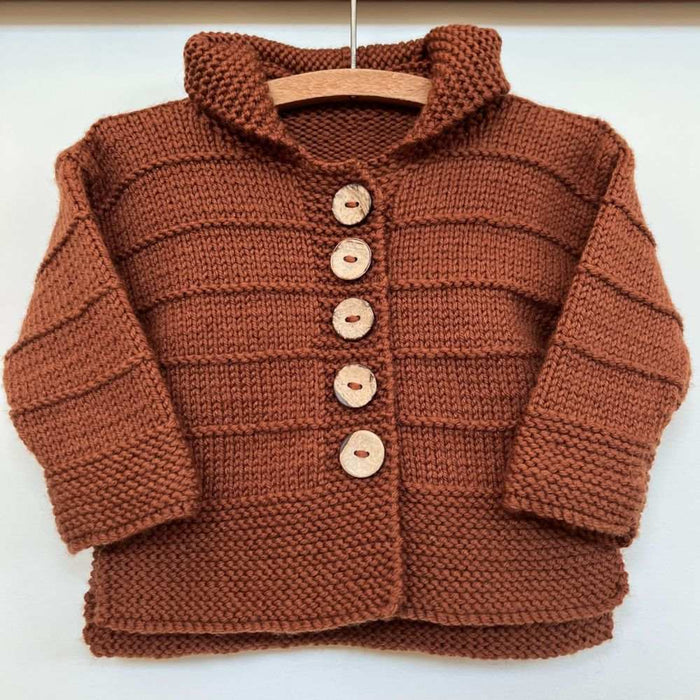 Ashley Cardigan & Hoodie Knitting Pattern-Needlecraft Patterns-Kiwi Stitch & Knit Co-Printed-Wild & Woolly Yarns