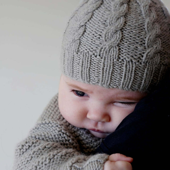 Ashley Sweater & Hat Knitting Pattern - 8Ply (BC108)-Pattern-Wild and Woolly Yarns