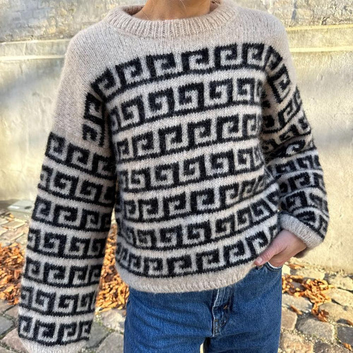 Athene Sweater Knitting Pattern - PetiteKnit-Needlecraft Patterns-PetiteKnit-Wild & Woolly Yarns