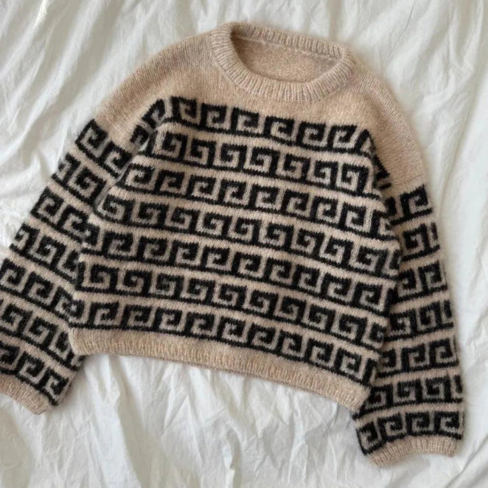 Athene Sweater Knitting Pattern - PetiteKnit-Needlecraft Patterns-PetiteKnit-Wild & Woolly Yarns